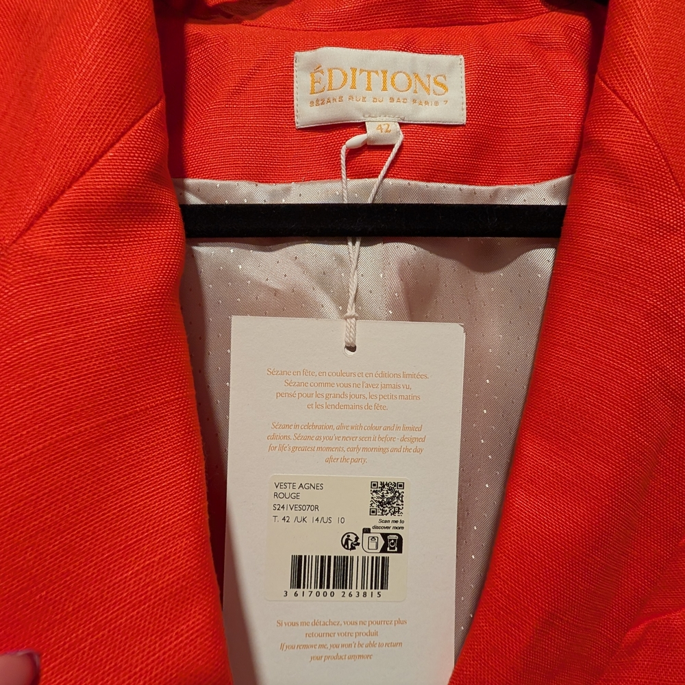 Sezane Agnes Jacket NWT - Picture 6 of 6